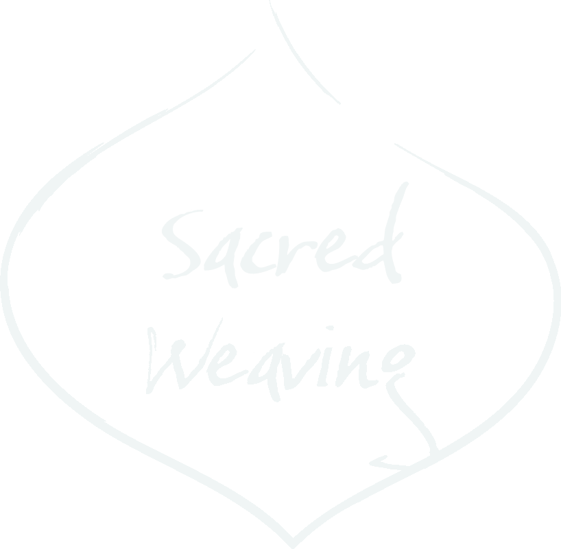 Sacred Weaving within a yoni shape